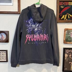 World of Warcraft Shadowlands Sylvanas Windrunner Blizzard Black Hoodie Medium